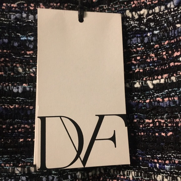 Diane Von Furstenberg Adela Boucle Woven Tweed Top - Picture 9 of 16